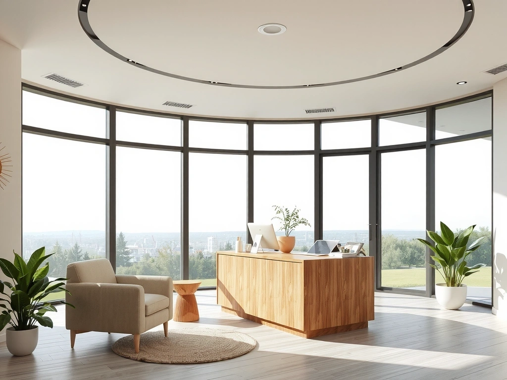 Espace dédié aux consultations nutritionnelles avec vue panoramique